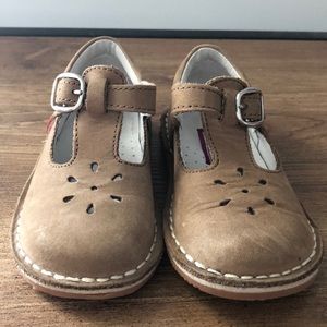 Brown Leather L’Amour T-Strap Shoe